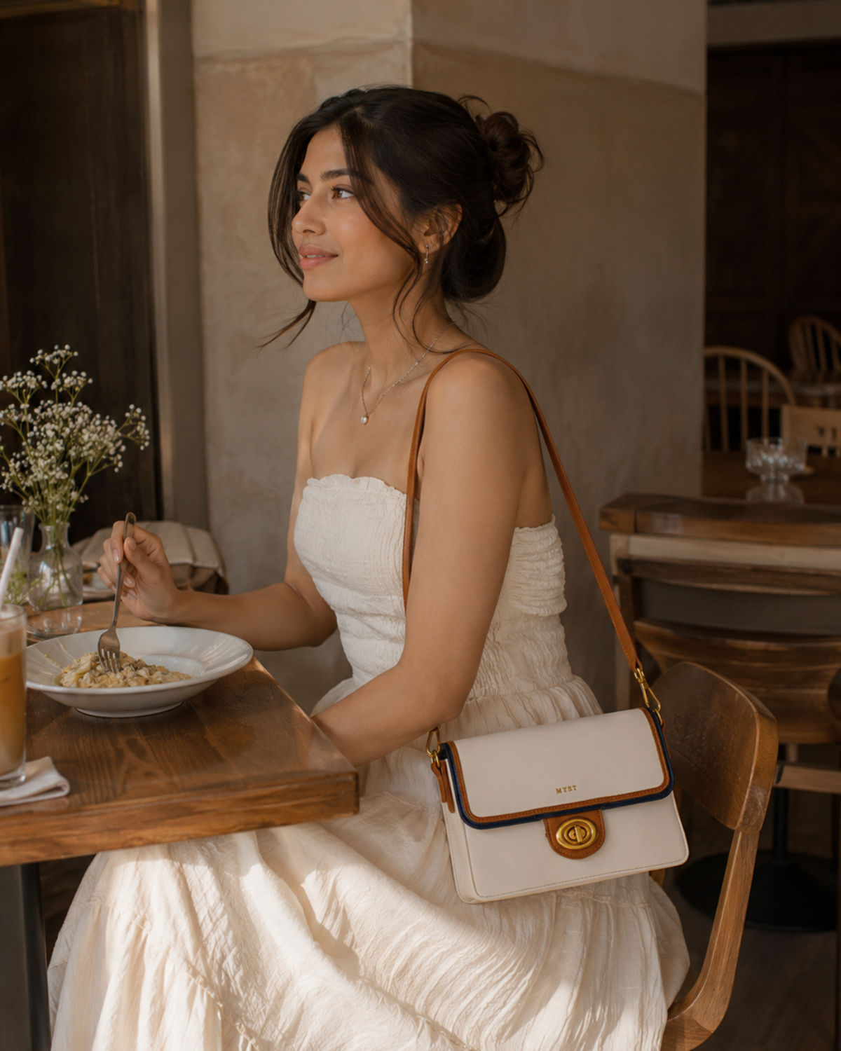 The Vanilla Trace Crossbody Bag